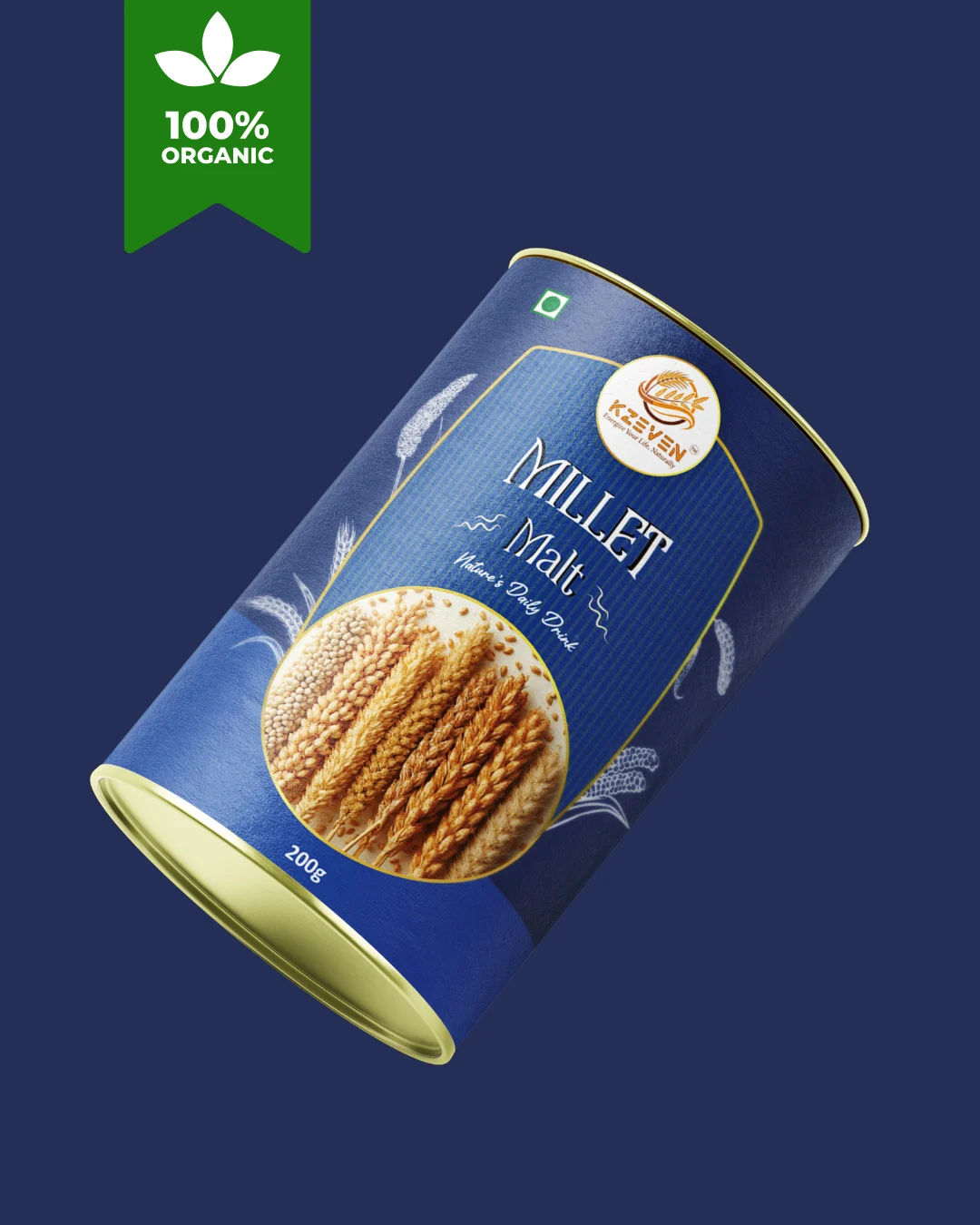 Kzeven Nutrient-Rich Millet Malt Powder | 200g/300g - Image 2