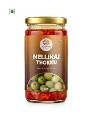 Kzeven Traditional Nellikai Thokku (Amla Pickle) | 200g